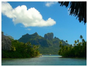 View of Mount Otemanu the Hilton
