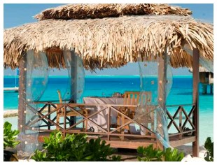 Enjoy a romantic dinner on the beach