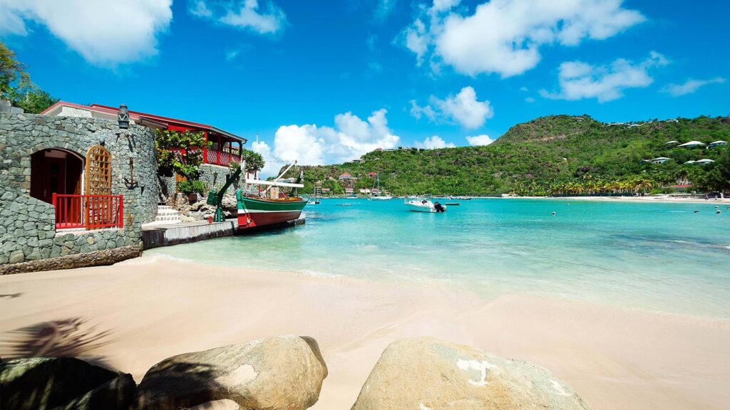 St Barths beachside honeymoon relaxation